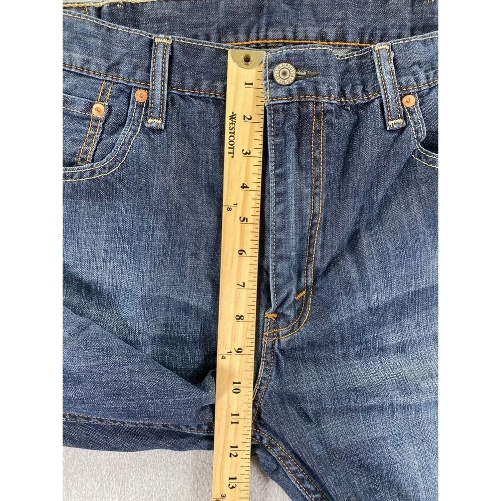 Levi's 527 Bootcut Jeans Men's 38x30 Dark Wash 100% Cotton Cowboy Western USA